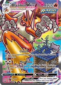 Blaziken VMAX Alternate Art - 201/198 - Chilling Reign