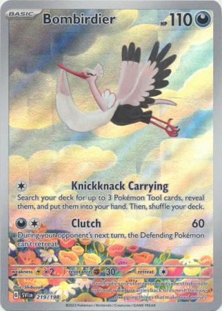 Bombirdier Illustration Rare - 219/198 - Scarlet & Violet