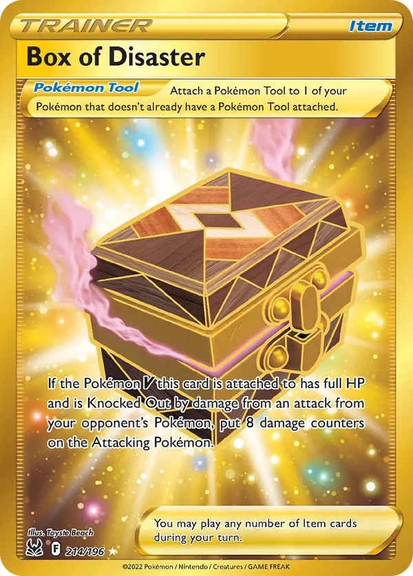 Box of Disaster Secret Rare - 214/196 - Lost Origin