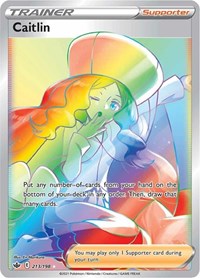 Caitlin Rainbow Rare - 213/198 - Chilling Reign