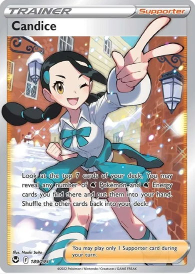 Candice Full Art - 189/195 - Silver Tempest
