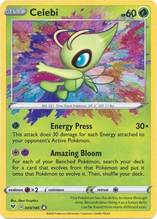 Celebi Amazing Rare - 9/185 - Vivid Voltage