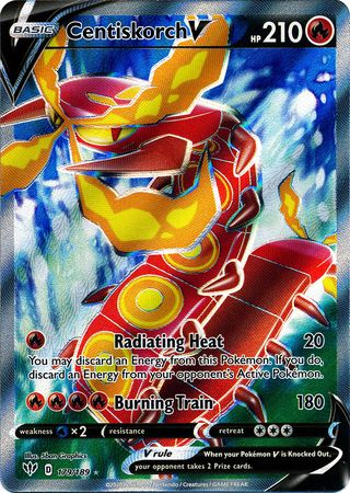 Centiskorch V Full Art - 179/189 - Darkness Ablaze