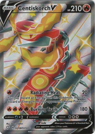 Centiskorch V Full Art Shiny - SV108/SV122 - Shining Fates