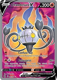 Chandelure V Full Art - 247/264 - Fusion Strike