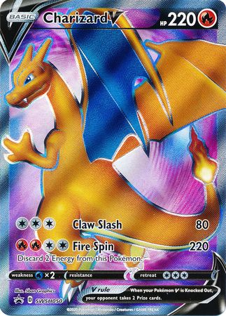 Charizard V Full Art Promo - SWSH050 - Sword & Shield Promos