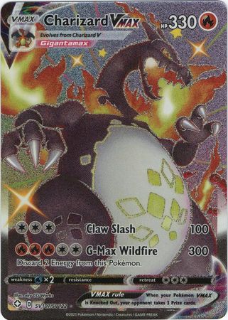 Charizard VMAX Shining Rare - SV107/SV122 - Shining Fates