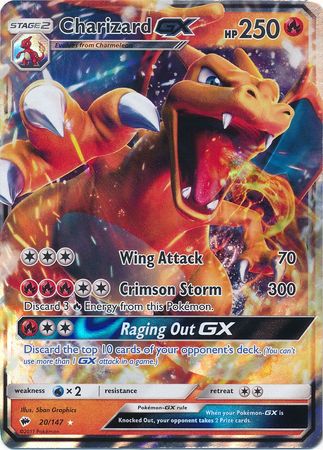 Charizard GX - 20/147 - Burning Shadows