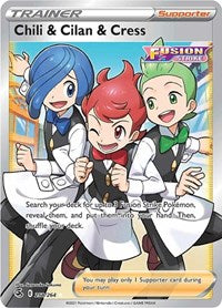 Chili & Cilan & Cress Full Art - 258/264 - Fusion Strike