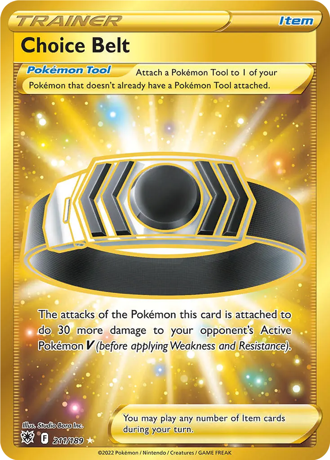 Choice Belt Secret Rare - 211/189 - Astral Radiance