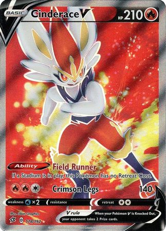 Cinderace V Full Art - 178/192 - Rebel Clash