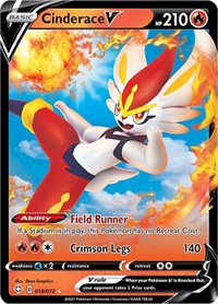 Cinderace V - 18/72 - Shining Fates