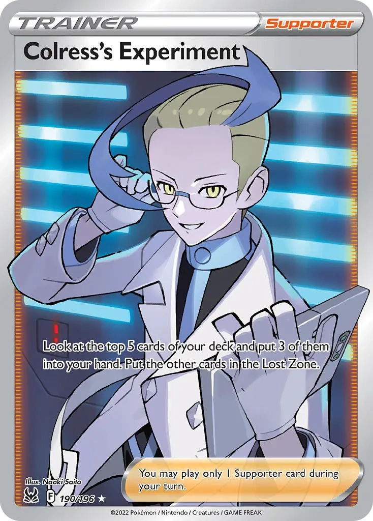 Colress's Experiment Full Art - 190/196 - Lost Origin