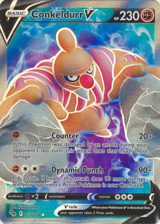 Conkeldurr V Full Art - 73/78 - Pokemon GO