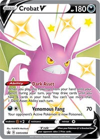 Crobat V Shiny - SWSH098 - Sword & Shield Promos