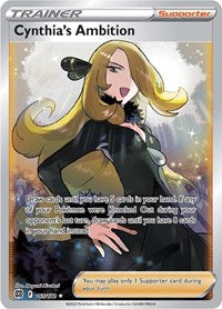 Cynthia's Ambition Full Art - 169/172 - Brilliant Stars