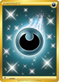 Darkness Energy Secret Rare - 236/203 - Evolving Skies