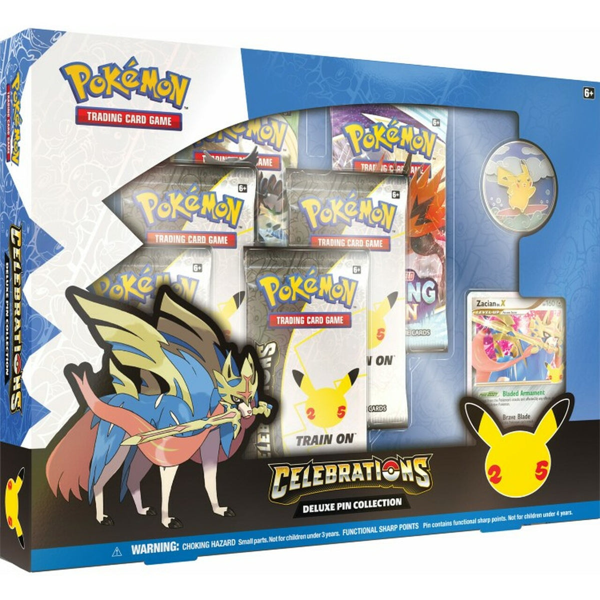 Celebrations Deluxe Pin Collection (Zacian LV. X)