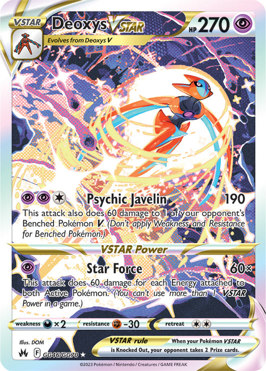 Deoxys VSTAR - GG46/GG70 - Crown Zenith