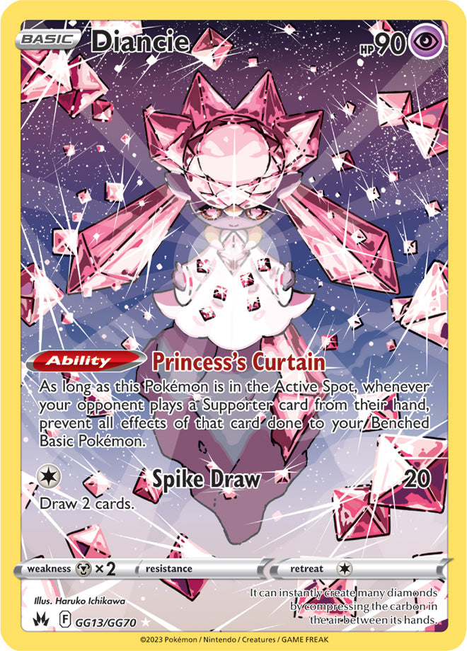 Diancie - GG13/GG70 - Crown Zenith