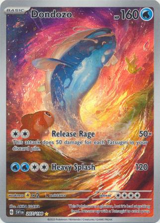 Dondozo Illustration Rare - 207/198 - Scarlet & Violet