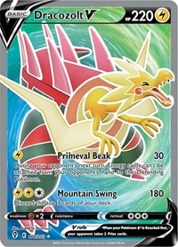 Dracozolt V Full Art - 178/203 - Evolving Skies