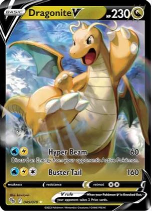 Dragonite V - 49/78 - Pokemon GO