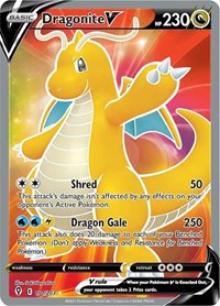 Dragonite V Full Art - 191/203 - Evolving Skies