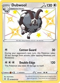 Dubwool Shiny - SV104/SV122 - Shining Fates