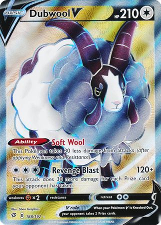 Dubwool V Full Art - 188/192 - Rebel Clash