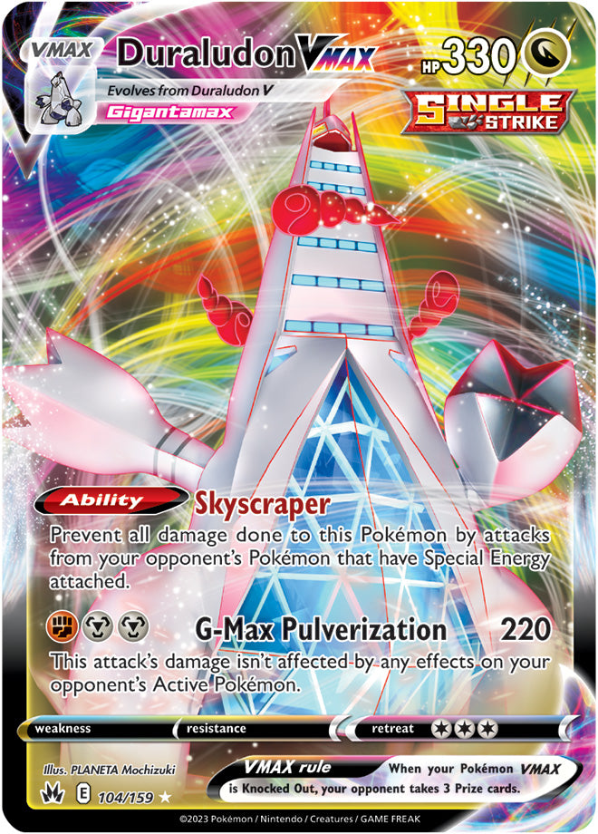 Duraludon VMAX - 104/159 - Crown Zenith