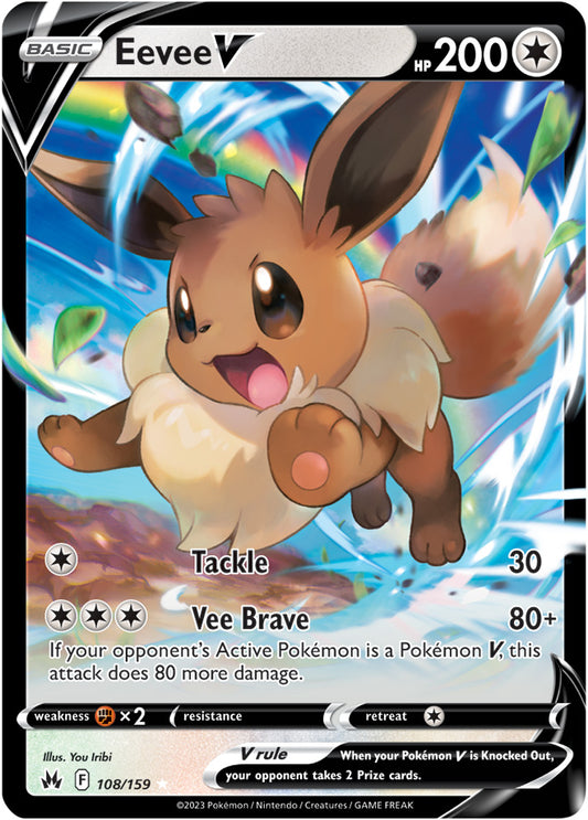 Eevee V - 108/159 - Crown Zenith