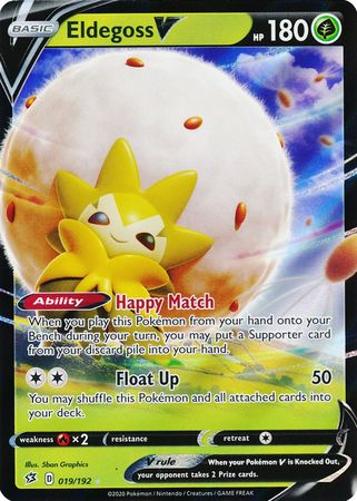 Eldegoss V - 19/192 - Rebel Clash