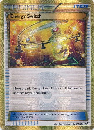 Energy Switch Secret Rare - 109/108 - Roaring Skies