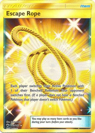 Escape Rope - 163/147 - Secret Rare - Burning Shadows
