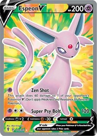 Espeon V Full Art - 179/203 - Evolving Skies