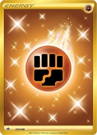 Fighting Energy Secret Rare - 233/198 - Chilling Reign