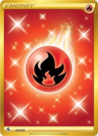 Fire Energy Secret Rare-  284/264 - Fusion Strike
