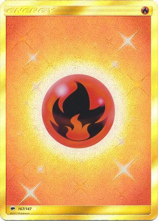 Fire Energy - 167/147 - Secret Rare - Burning Shadows