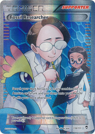 Fossil Researcher Full Art - 110/111 - Furious Fists