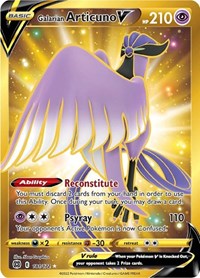 Galarian Articuno V Secret Rare - 181/172 - Brilliant Stars
