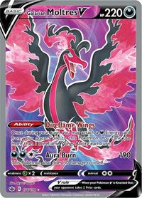 Galarian Moltres V Full Art - 176/198 - Chilling Reign