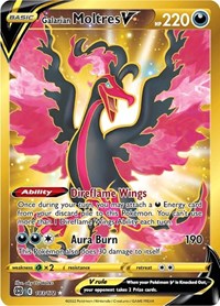 Galarian Moltres V Secret Rare - 183/172 - Brilliant Stars
