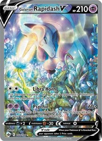 Galarian Rapidash V Alternate Art - 168/198 - Chilling Reign