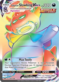 Galarian Slowking VMAX Rainbow Rare - 207/198 - Chilling Reign