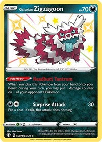 Galarian Zigzagoon Baby Shiny - SV078/SV122 - Shining Fates