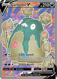 Garbodor V Full Art - 190/203 - Evolving Skies