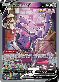 Genesect V Alternate Art - 255/264- Fusion Strike