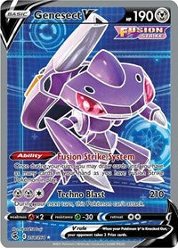 Genesect V Full Art - 254/264 - Fusion Strike