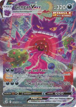 Gengar VMAX Alternate Art - 271/264 - Fusion Strike